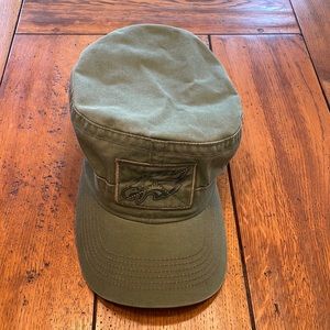NFL Philadelphia Eagles Unisex Distressed Army Green Fitted Cap S/M